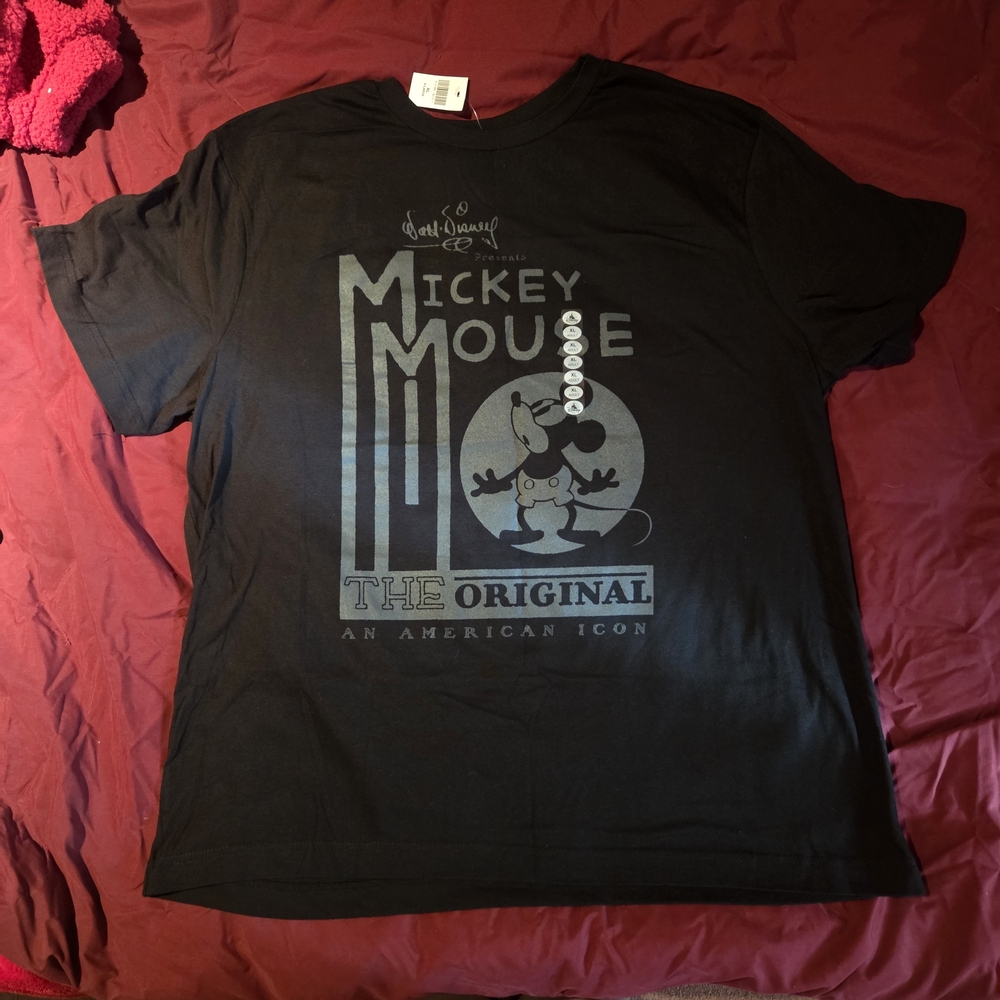 Disney Mickey Mouse Black Tee
